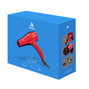 Andis 1875W Pro Dry Hair Dryer – Red - ANNS BEAUTY SUPPLY